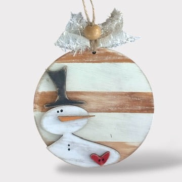 DIY Ornament Kit - Rustic Snowman 3