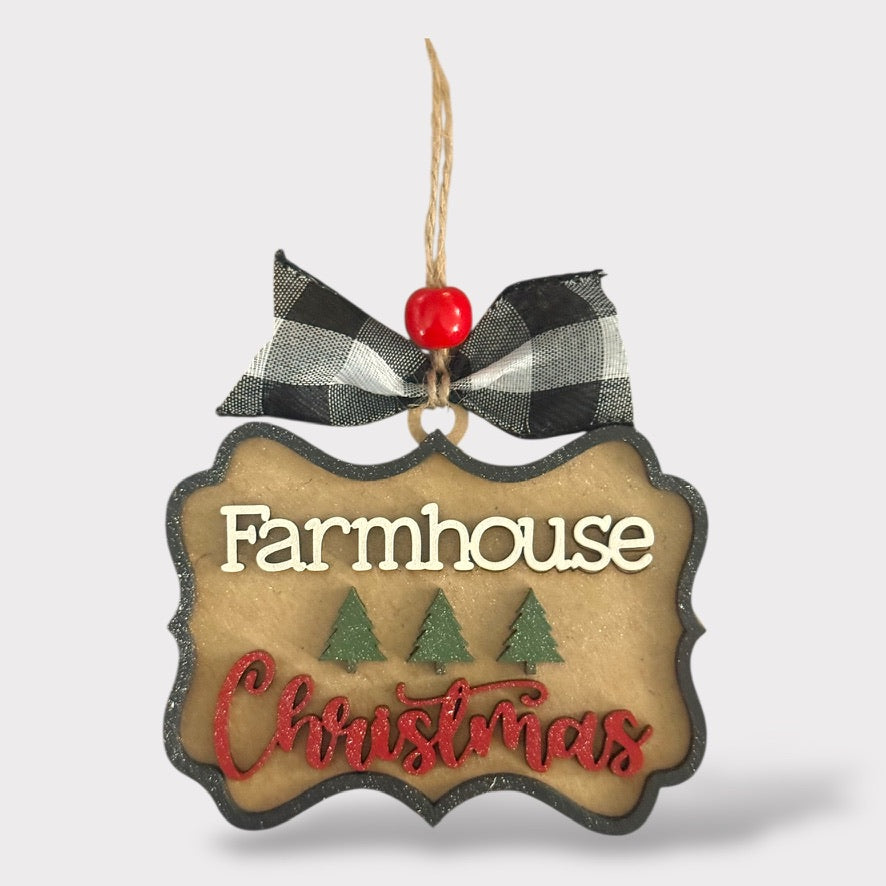 DIY Ornament Kit - Farmhouse Christmas