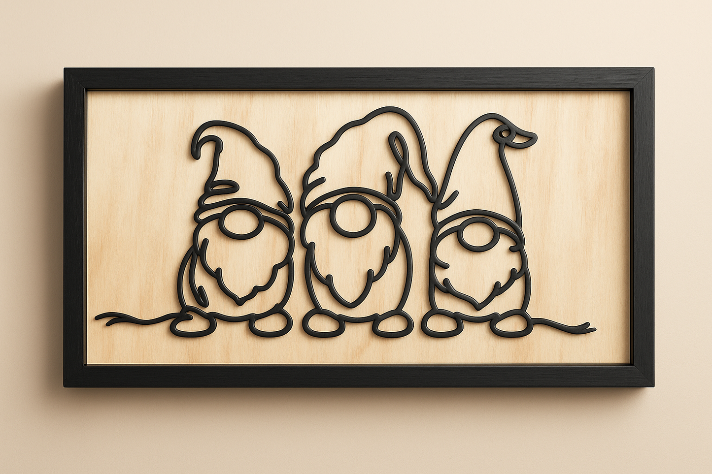 Gnomes Line Art