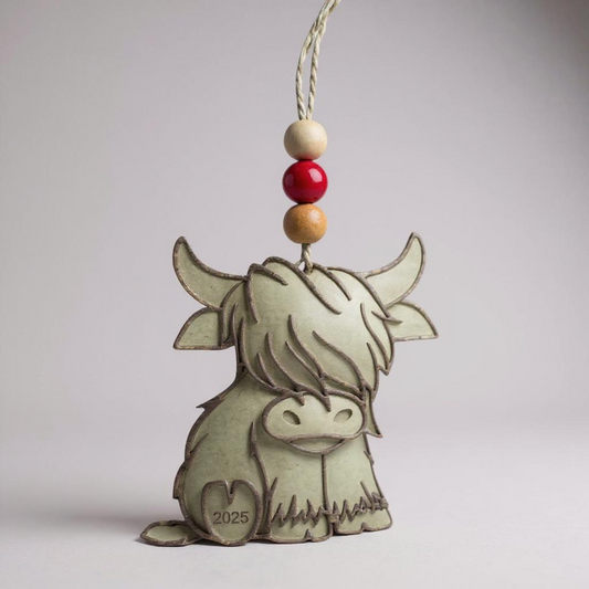 Highland Cow Ornament