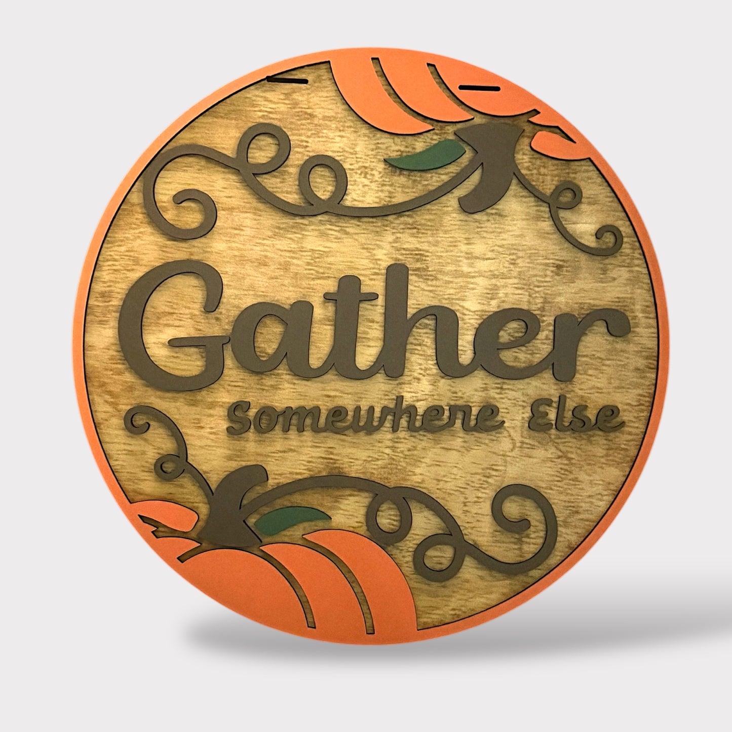 Gather Somewhere Else handmade laser wood decor 96 and Birch