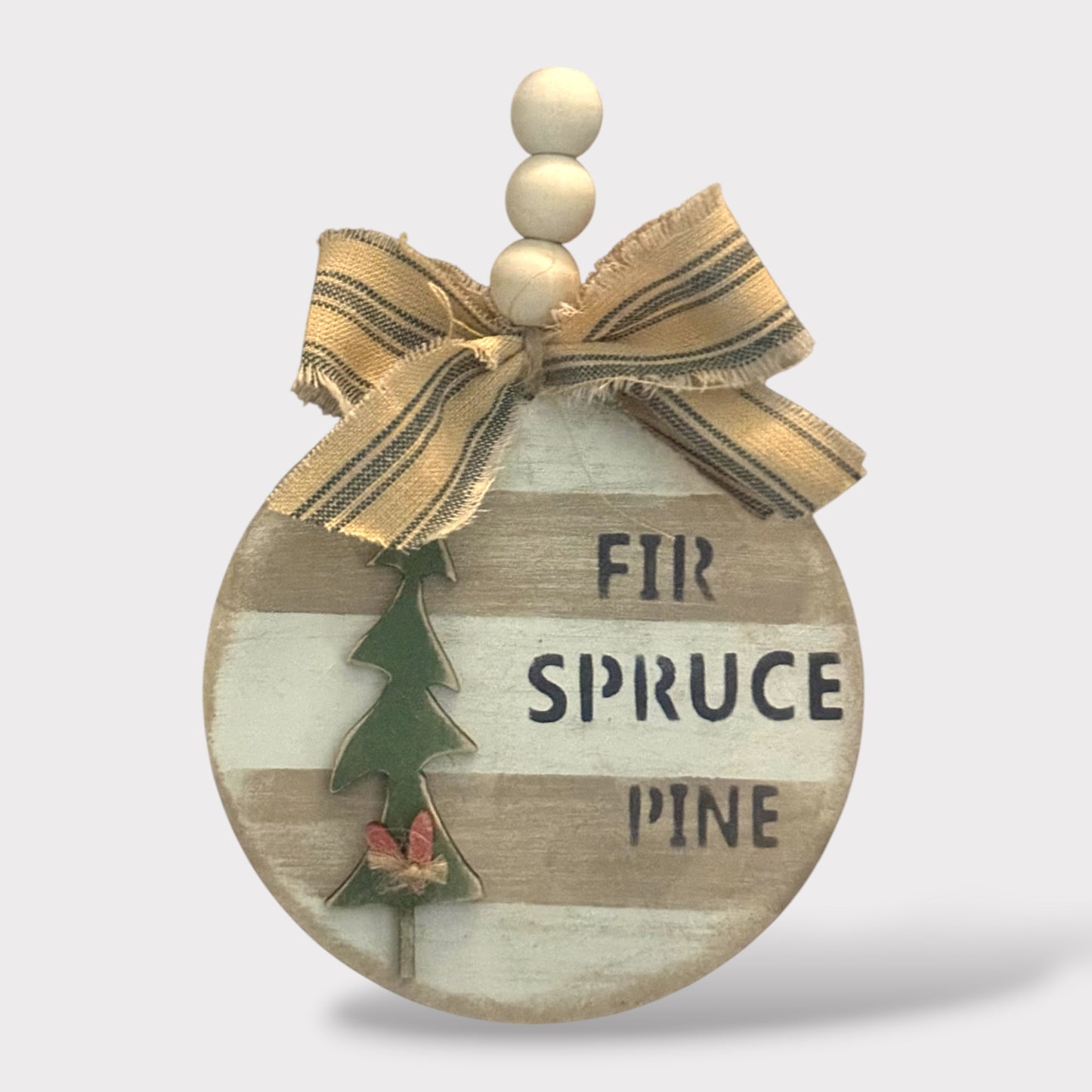 Rustic Tree Ornament
