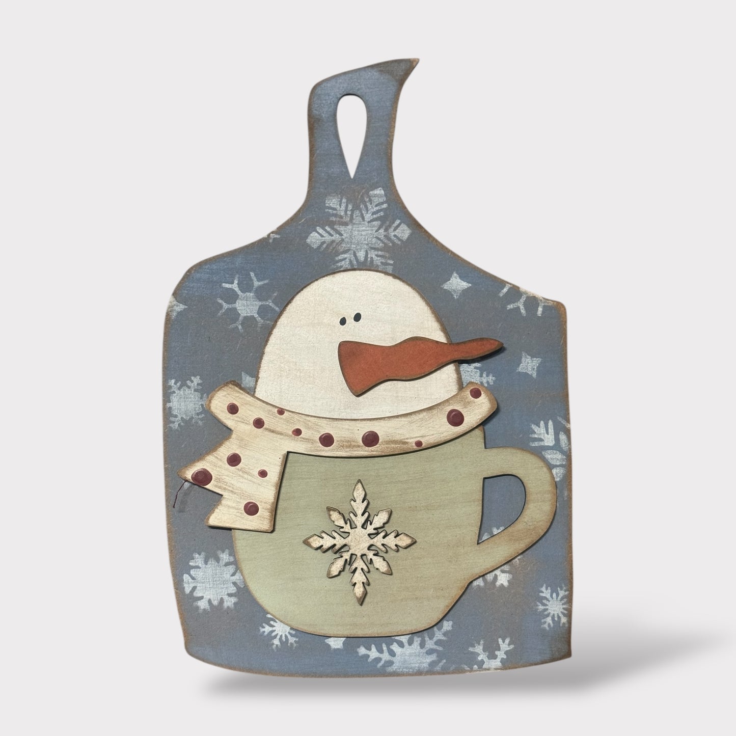 Snowman in a Mug Shelf Sitter