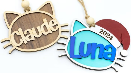 Personalized Cat Ornament