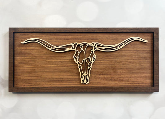 Longhorn Line Art