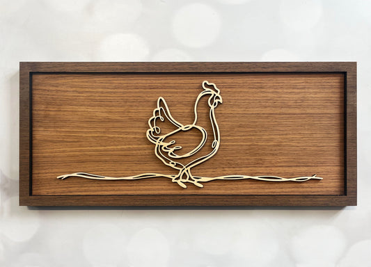 Chicken Line Art