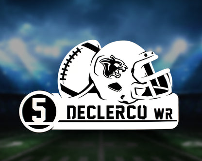 Football Sign - Personalized