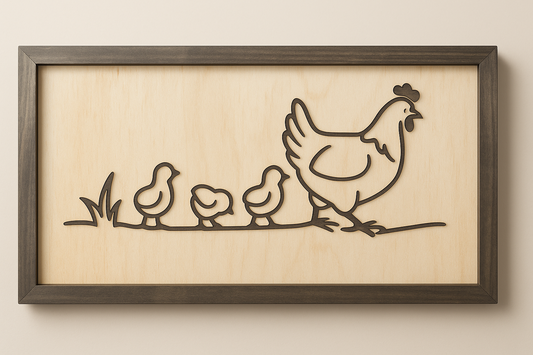 Chicken Line Art