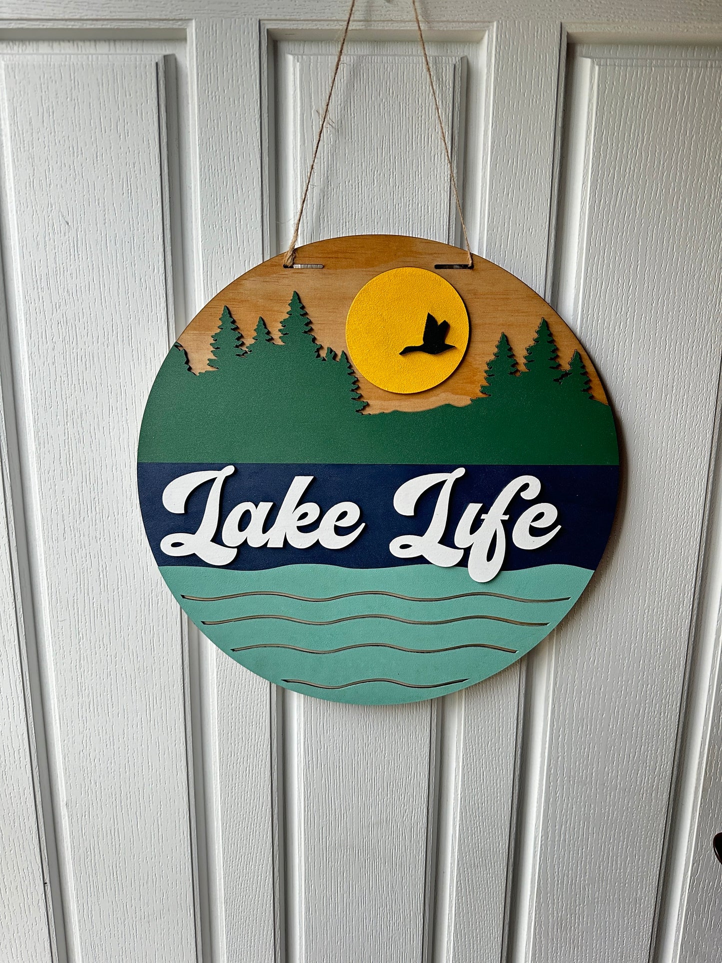 Lake Life Door Hanger