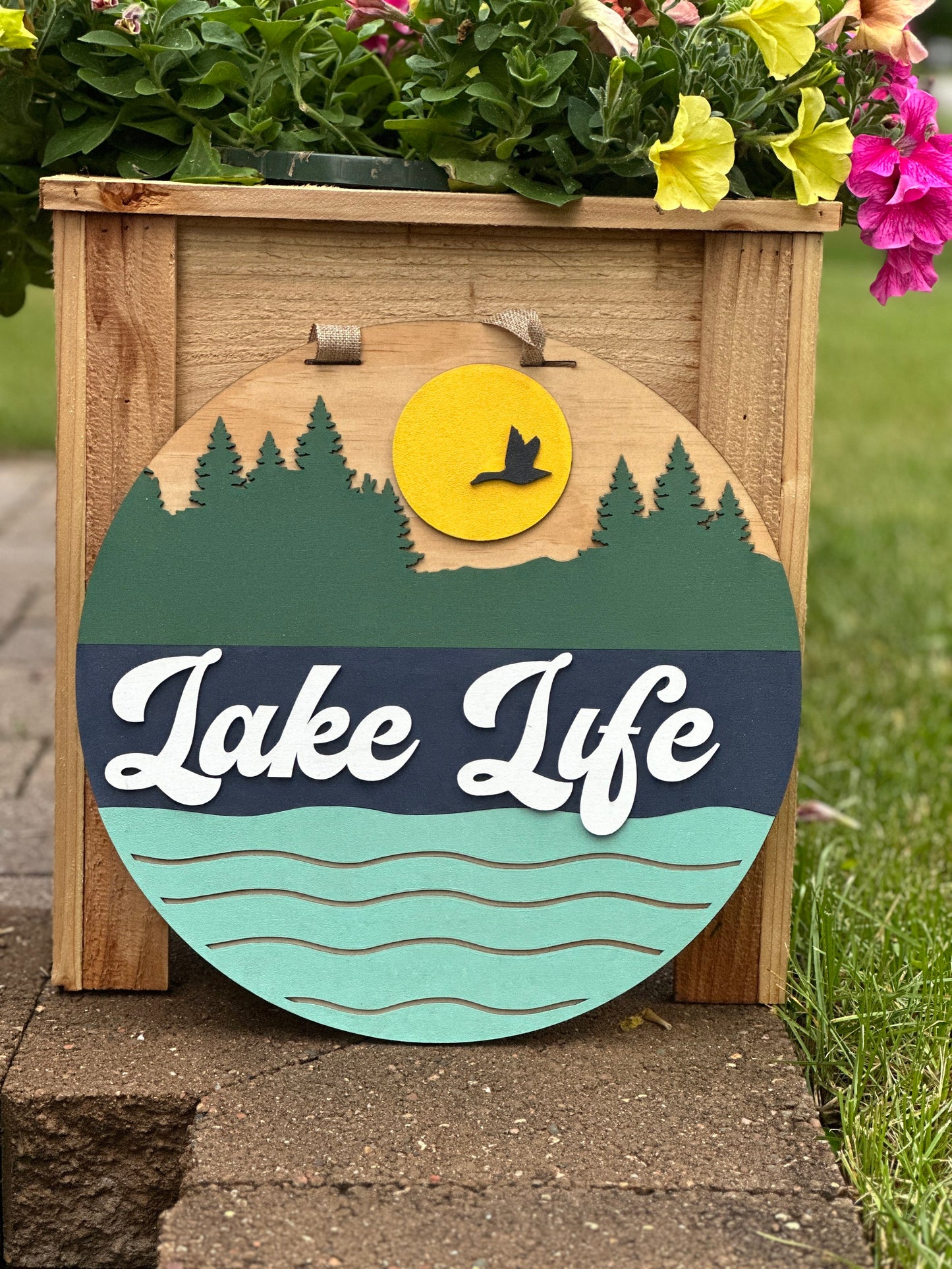 Lake Life Door Hanger