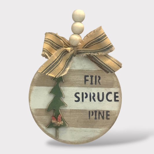Rustic Tree Ornament
